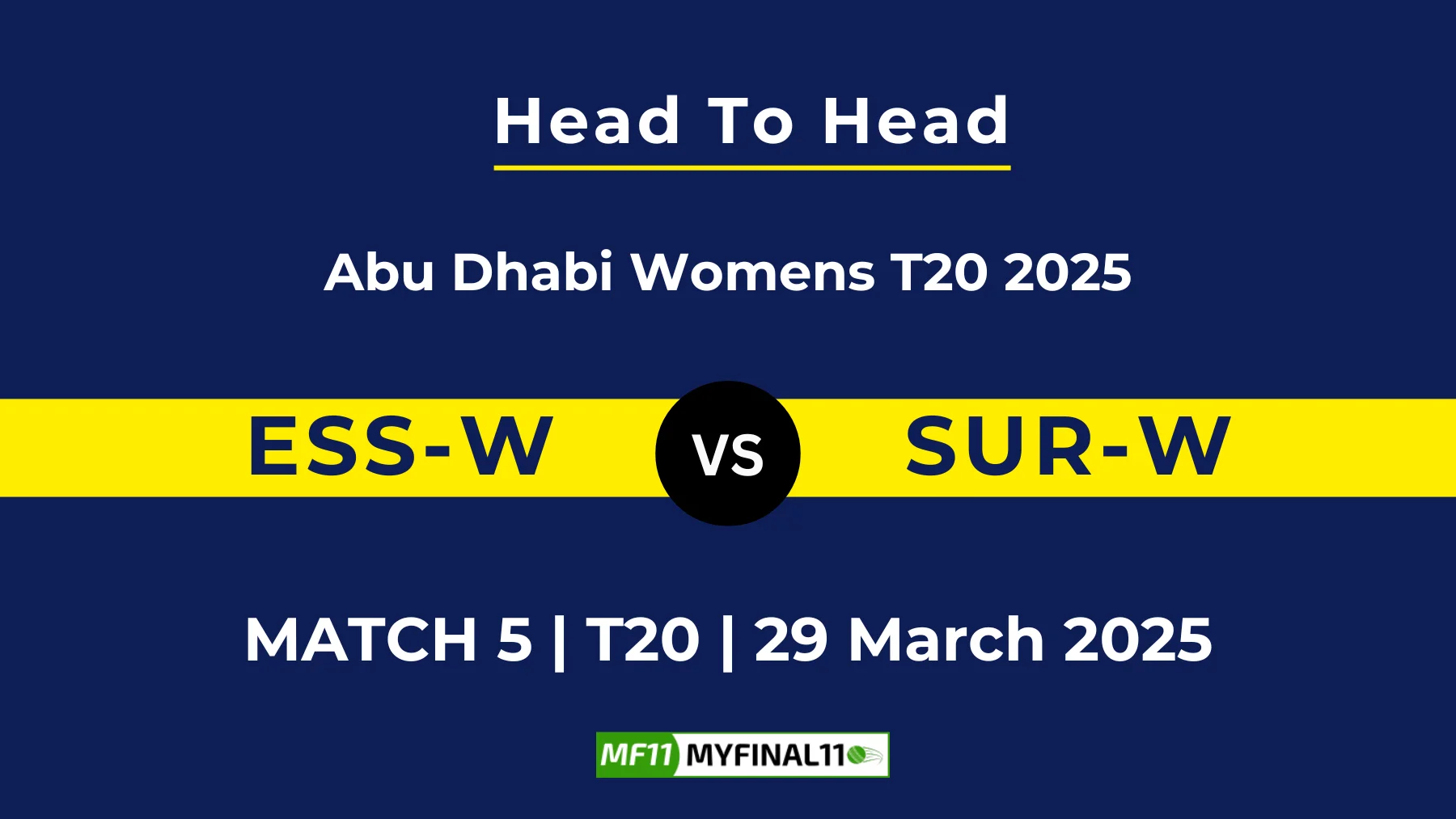 ESS-W VS SUR-W