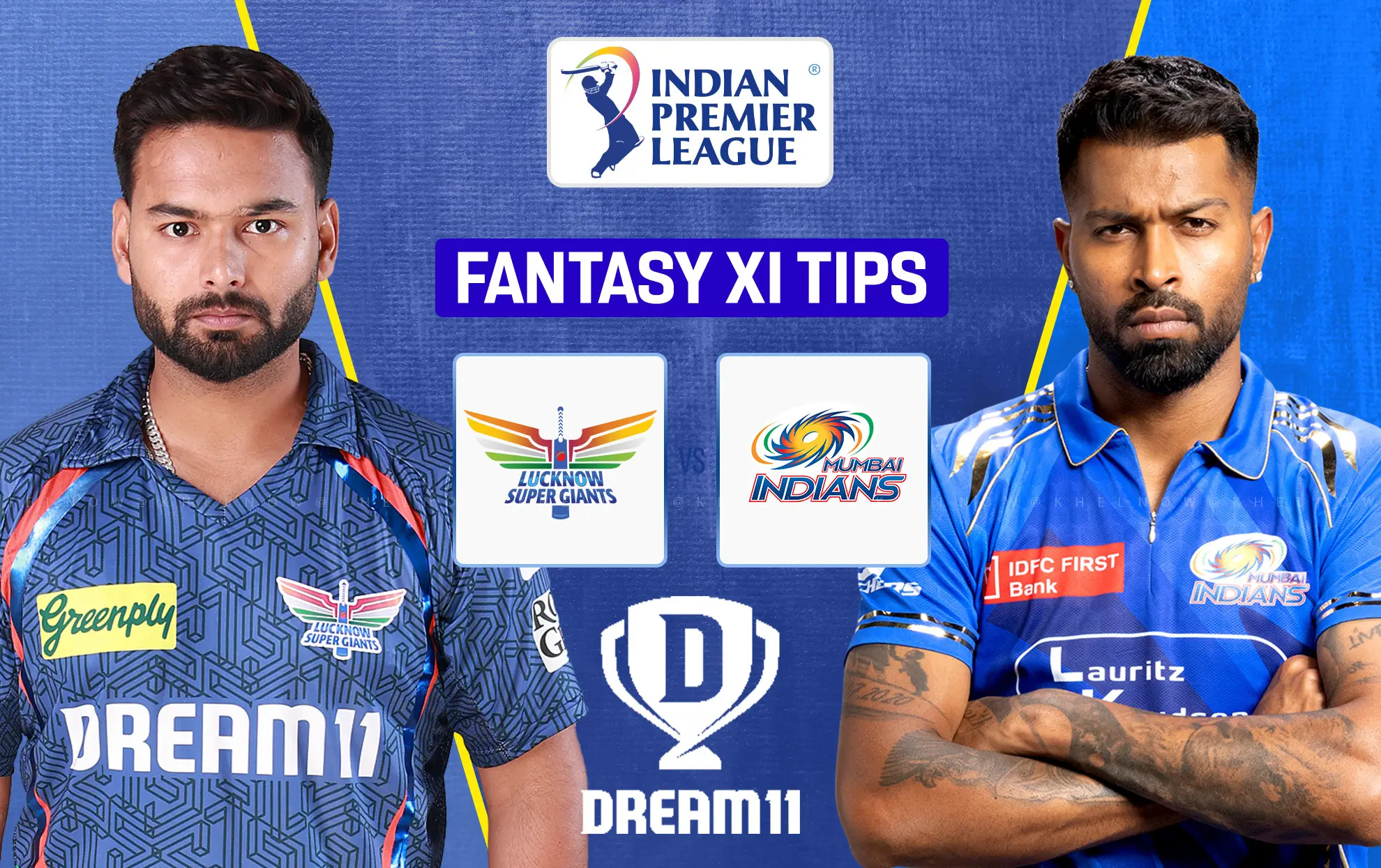 LSG VS MI Dream 11