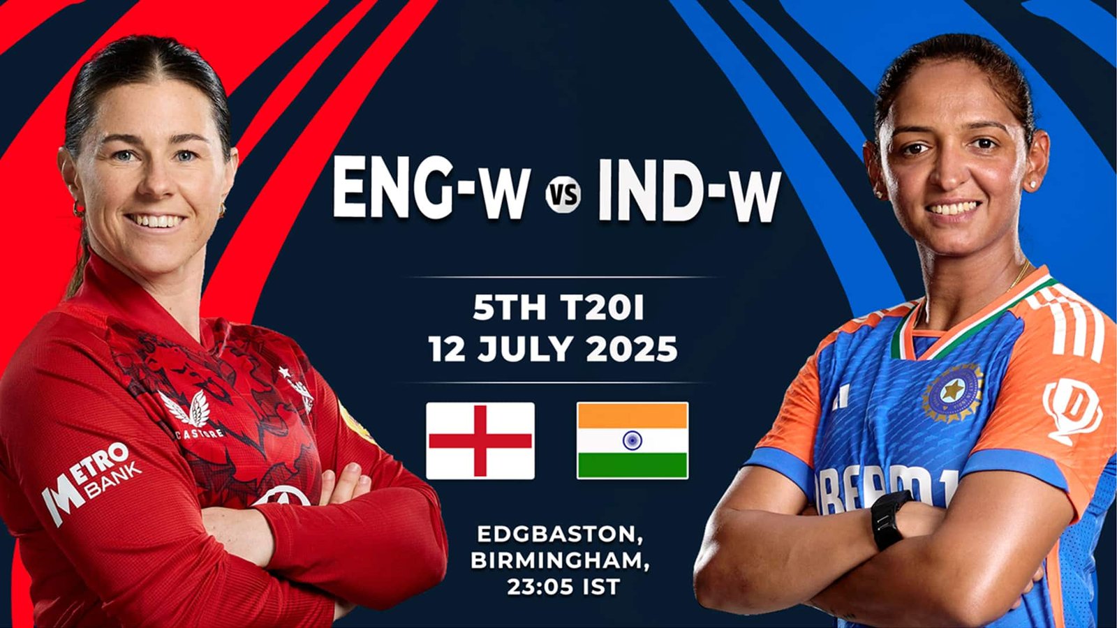 ENG-W vs IND-W | Dream11 Team Prediction – 5th T20I, 12 July 2025